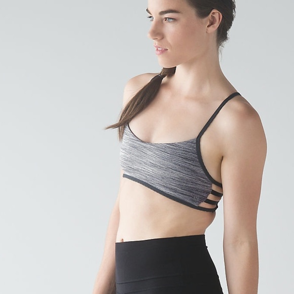 lululemon athletica Other - lululemon Hot Spell Bra in Space Dye Grey Coal